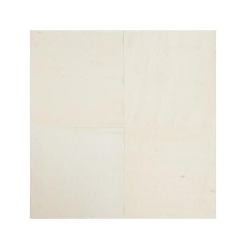 Płytki wapienne z beżowego wapienia Simena w rozmiarze 61/61/1,25 cm, wykończenie szczotkowane