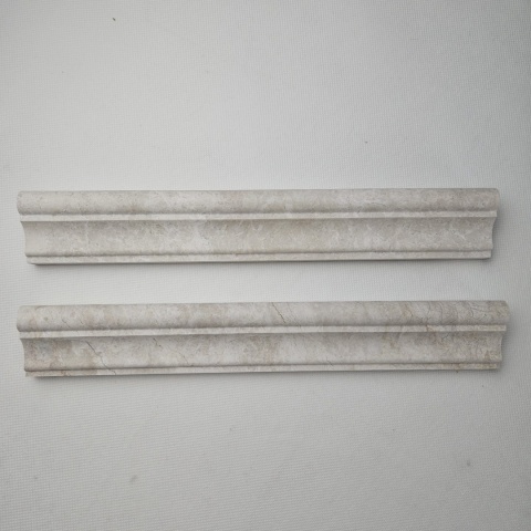 Dekor cornice marmurowy z beżowego marmuru Vanilla 30,5/4,5/2,7 cm, wykończenie satynowe