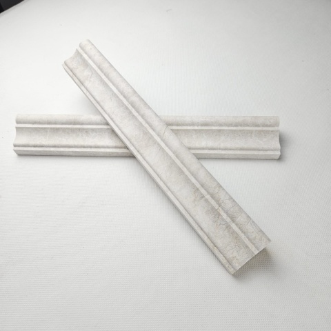 Dekor cornice marmurowy z beżowego marmuru Vanilla 30,5/4,5/2,7 cm, wykończenie satynowe