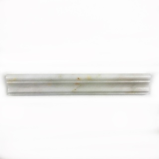 Dekor cornice marmurowy z białego marmuru afyon 30,5/4,5/2,7 cm, wykończenie satynowe