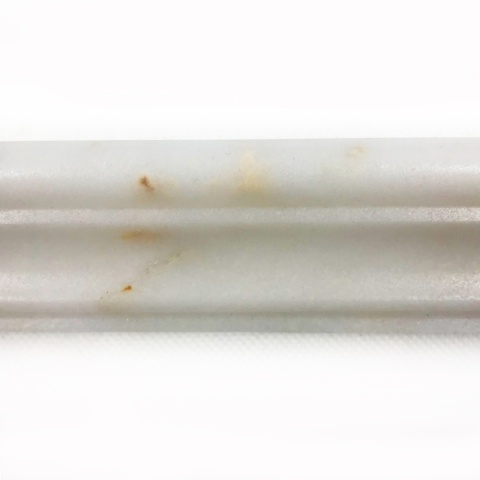 Dekor cornice marmurowy z białego marmuru afyon 30,5/4,5/2,7 cm, wykończenie satynowe
