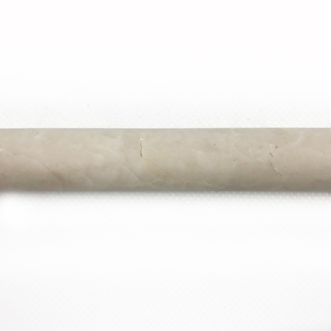 Dekor pencil marmurowy z beżowego marmuru beige crystallin 30,5/1,8/2 cm, wykończenie satynowe