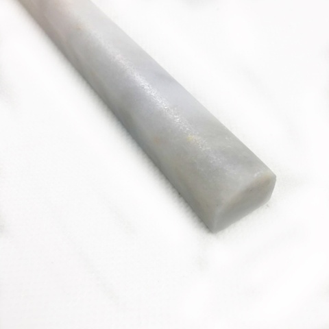 Dekor pencil marmurowy z białego marmuru afyon 30,5/1,8/2 cm, wykończenie satynowe