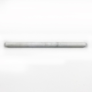 Dekor pencil marmurowy z białego marmuru glacier white 30,5/1,8/2 cm, wykończenie satynowe