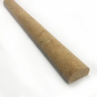 Listwy dekoracyjne Cigar z brązowego trawertynu gold wykończenie satynowe
