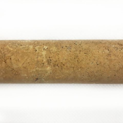 Listwy dekoracyjne Cigar z brązowego trawertynu gold wykończenie satynowe