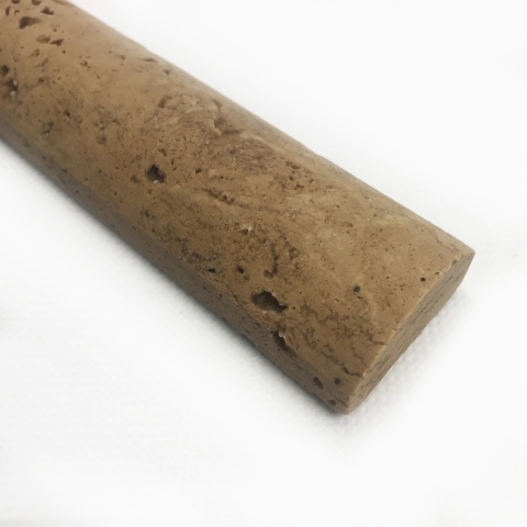 Listwy dekoracyjne Cigar z brązowego trawertynu noce wykończenie satynowe
