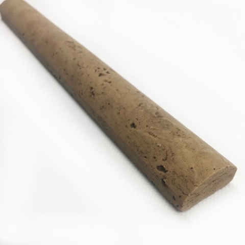 Listwy dekoracyjne Cigar z brązowego trawertynu noce wykończenie satynowe