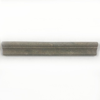 Listwy dekoracyjne Cornice z szarego wapienia Rustic Green, wykończenie satynowe