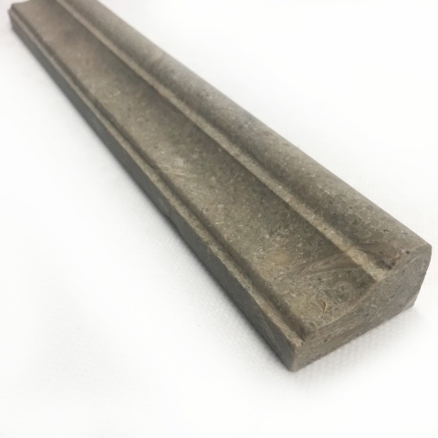 Listwy dekoracyjne Cornice z szarego wapienia Rustic Green, wykończenie satynowe