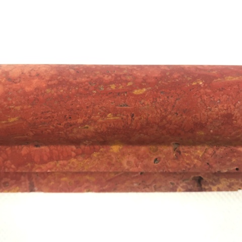 Listwy dekoracyjne Farame z czerwonego trawertynu persian red, wykończenie satynowe
