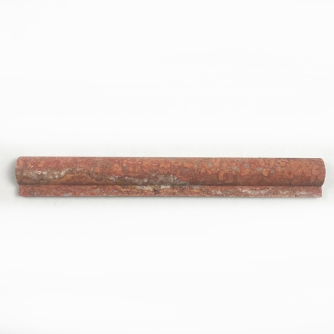 Listwy dekoracyjne Ogee z czerwonego trawertynu persian red, wykończenie satynowe
