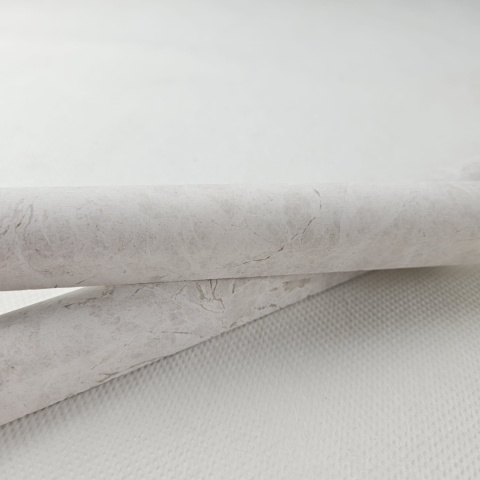 Listwy dekoracyjne Pencil z beżowego marmuru Vanilla wykończenie satynowe