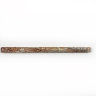 Listwy dekoracyjne Pencil z szarego rawertynu Silver brown wykończenie satynowe