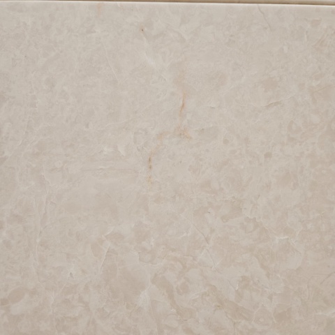 Płytki marmurowe z beżowego marmuru Beige Crystllino w rozmiarze 30,5/30,5/1 cm, wykończenie satynowe
