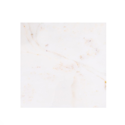 Płytki marmurowe z białego marmuru Afyon White w rozmiarze 30,5/30,5/1 cm, wykończenie satynowe