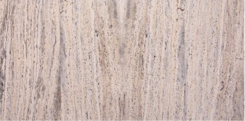 Płytki trawertynowe z beżowego trawertynu Silver White w rozmiarze 30,5/61/1,25 cm, wykończenie SATYNOWE