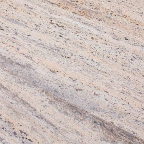 Płytki trawertynowe z beżowego trawertynu Silver White w rozmiarze 30,5/61/1,25 cm, wykończenie SATYNOWE