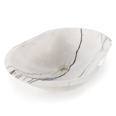 Umywalka marmurowa lilac 40/57,5/14,5 cm polerowane