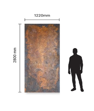 Kamień w rolce Fornir kamienny Naturalny Magma Stone 280x122x0,3 cm