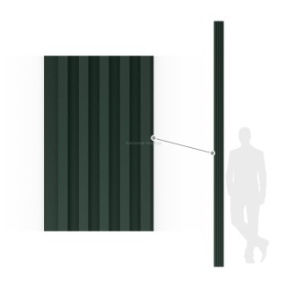 Lamele WPC ścienne dekoracyjne na płycie BETA 300x11x1,8cm MATOWE