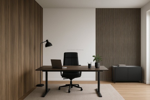 Lamele WPC ścienne dekoracyjne na płycie Lamele Dark Wood 300x15,7x2,4 cm MATOWE