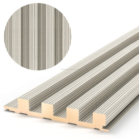 Lamele WPC ścienne dekoracyjne na płycie Lamele Stripes 300x15,7x2,4 cm MATOWE