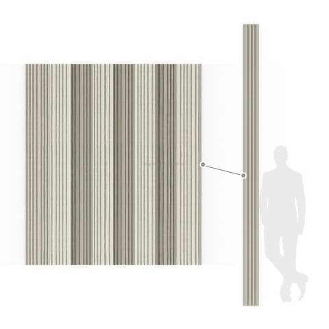 Lamele WPC ścienne dekoracyjne na płycie Lamele Stripes 300x15,7x2,4 cm MATOWE