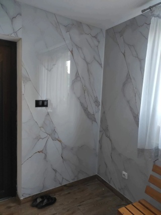 Płyta ŚCIENNA Panel wodoodporny PVC CALACATTA WHITE 280x122x0,3cm POŁYSK