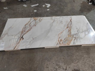 Płyta ŚCIENNA Panel wodoodporny PVC CARRARA GOLD 280x122x0,3cm POŁYSK