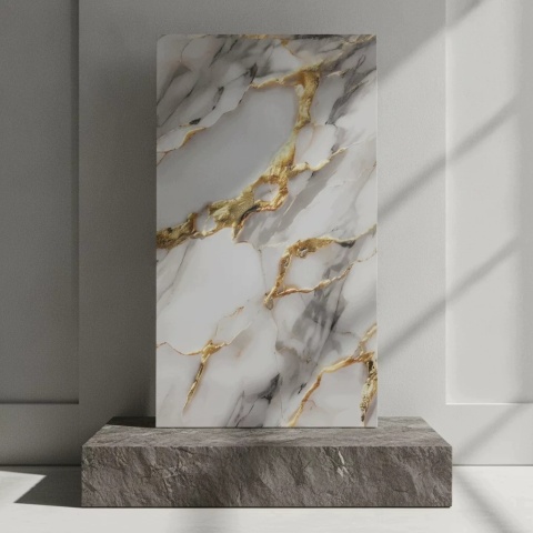 Płyta ŚCIENNA Panel wodoodporny PVC PRESTIGE GOLD 280x122x0,3cm POŁYSK