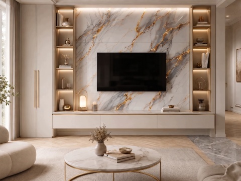 Płyta ŚCIENNA Panel wodoodporny PVC PRESTIGE GOLD 280x122x0,3cm POŁYSK