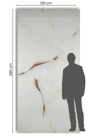 Płyta ŚCIENNA węglowa Panel wododporny PVC Desert Light 280X120 POŁYSK
