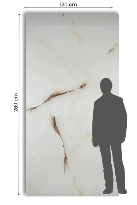 Płyta ŚCIENNA węglowa Panel wododporny PVC Desert Light 280X120 POŁYSK