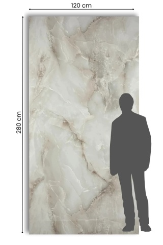 Płyta ŚCIENNA węglowa Panel wododporny PVC Smoky Cloud 280X120 POŁYSK
